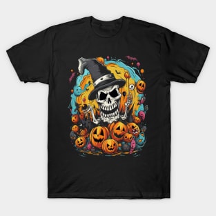 Halloween Magic Skeleton T-Shirt